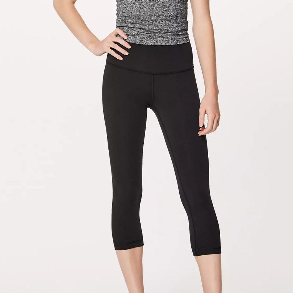 Lululemon Wunder Under Crop Black